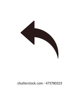 arrow Icon, flat design style