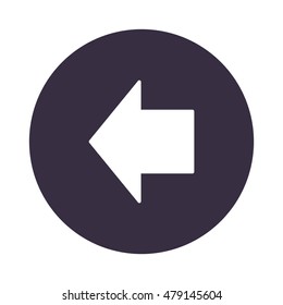 arrow Icon, flat design style