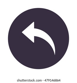 arrow Icon, flat design style