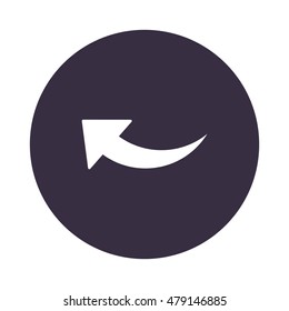 arrow Icon, flat design style