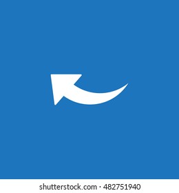 arrow Icon, flat design style