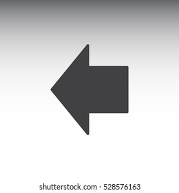 arrow Icon, flat design style