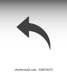 arrow Icon, flat design style