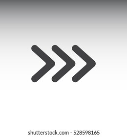arrow Icon, flat design style