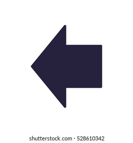 arrow Icon, flat design style