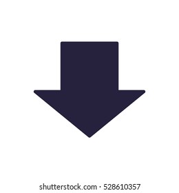 arrow Icon, flat design style