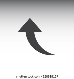 arrow Icon, flat design style