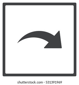 arrow Icon, flat design style