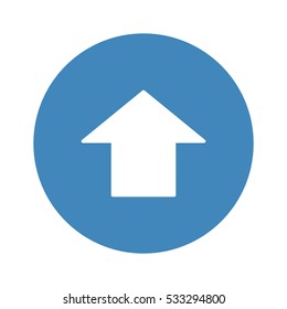 arrow Icon, flat design style