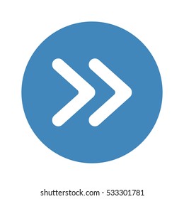 arrow Icon, flat design style