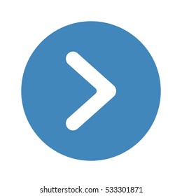 arrow Icon, flat design style