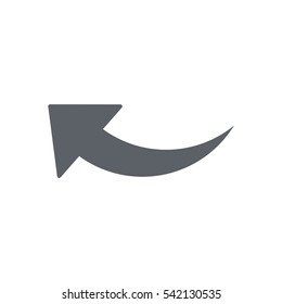 arrow Icon, flat design style