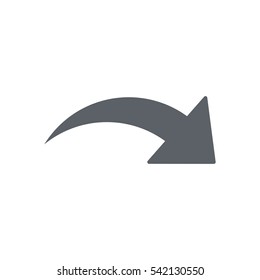 arrow Icon, flat design style