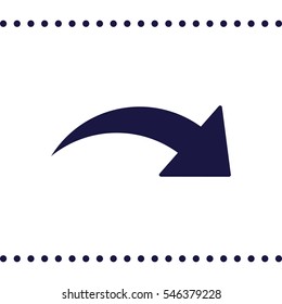 arrow Icon, flat design style