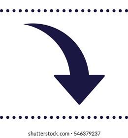 arrow Icon, flat design style