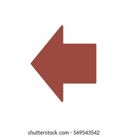 arrow Icon, flat design style
