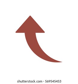 arrow Icon, flat design style