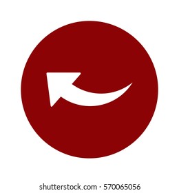 arrow Icon, flat design style