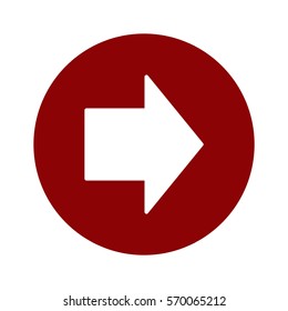 arrow Icon, flat design style