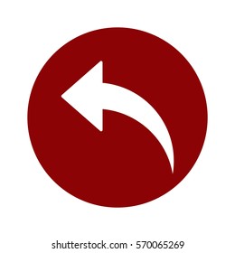 arrow Icon, flat design style