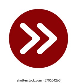 arrow Icon, flat design style