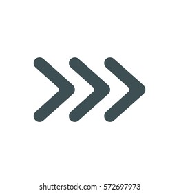 arrow Icon, flat design style