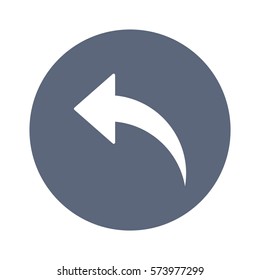 arrow Icon, flat design style