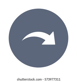 arrow Icon, flat design style