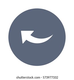 arrow Icon, flat design style