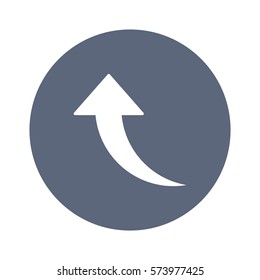 arrow Icon, flat design style