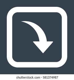 arrow Icon, flat design style
