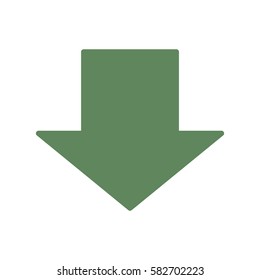 arrow Icon, flat design style