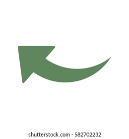arrow Icon, flat design style