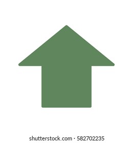 arrow Icon, flat design style