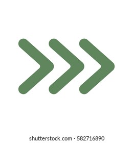 arrow Icon, flat design style