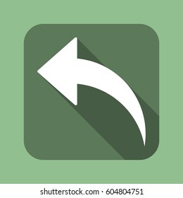 arrow Icon, flat design style