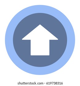 arrow Icon, flat design style