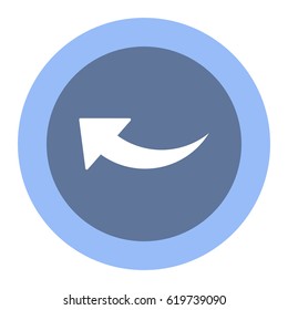 arrow Icon, flat design style