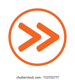 arrow Icon, flat design style