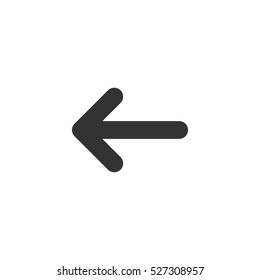 Arrow icon flat. Illustration isolated vector sign symbol