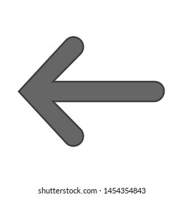 Arrow icon. flat illustration of Arrow. vector icon. Arrow sign symbol