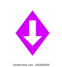 Arrow icon. flat illustration of Arrow vector icon. Arrow sign symbol.