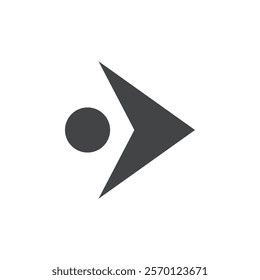 arrow icon Flat logo set collection