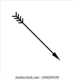 Arrow icon. Arrow flat sign design. Arrow vector symbol pictogram