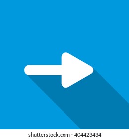 Arrow icon, flat style