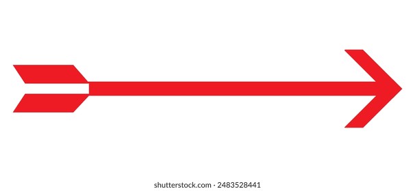 Arrow icon. flat style Arrow symbol. simple Arrow icon on a white background.
