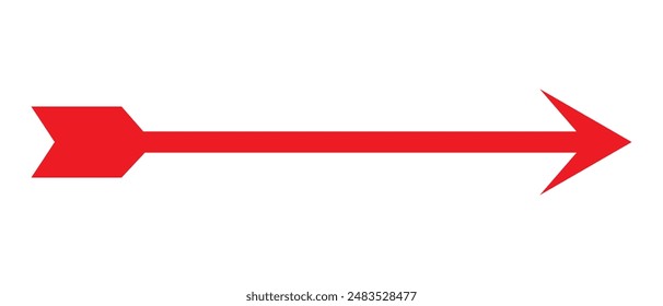 Arrow icon. flat style Arrow symbol. simple Arrow icon on a white background.
