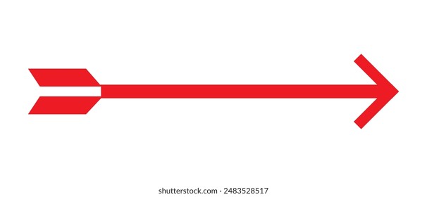 Arrow icon. flat style Arrow symbol. simple Arrow icon on a white background.