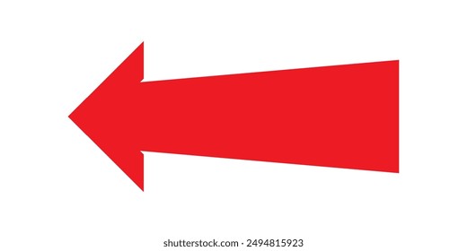 Arrow icon. flat style Arrow symbol. simple Arrow icon on a white background.