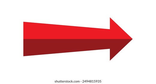 Arrow icon. flat style Arrow symbol. simple Arrow icon on a white background.